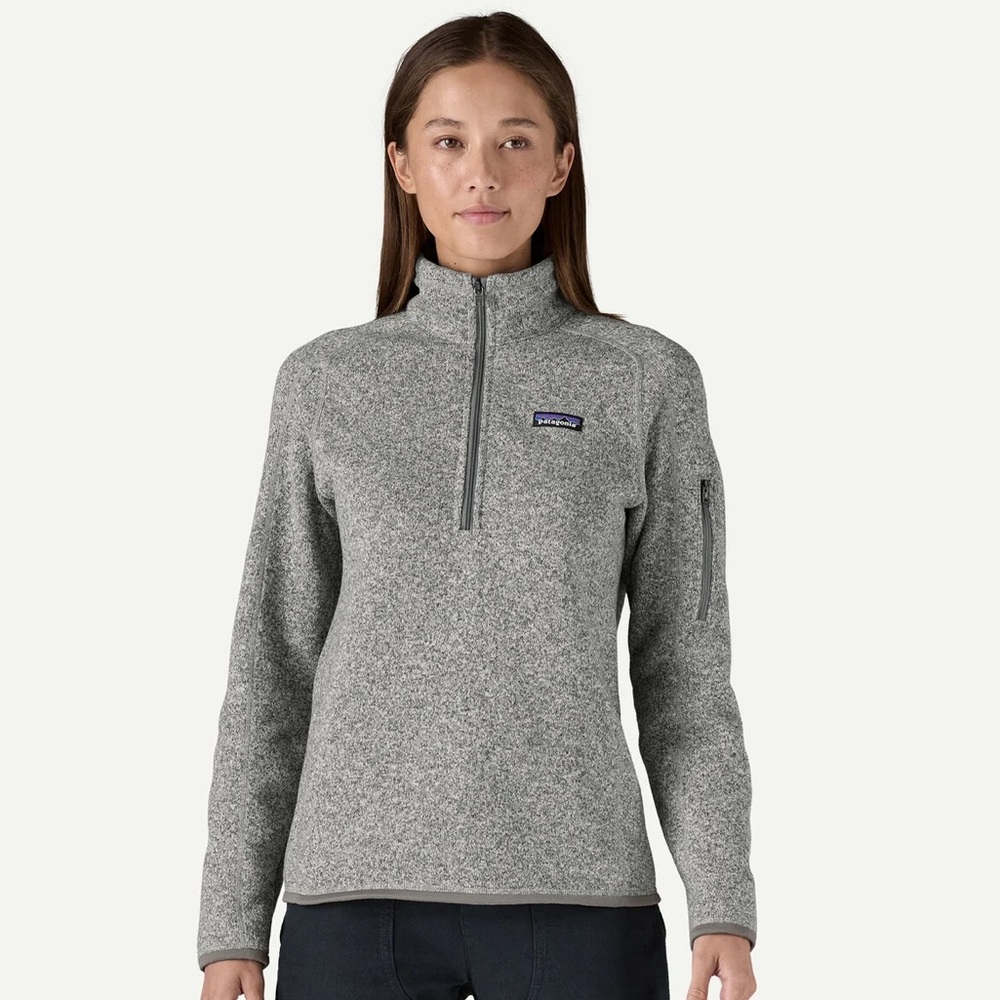 Patagonia women’s Gray Quarter-Zip Fleece Pullover